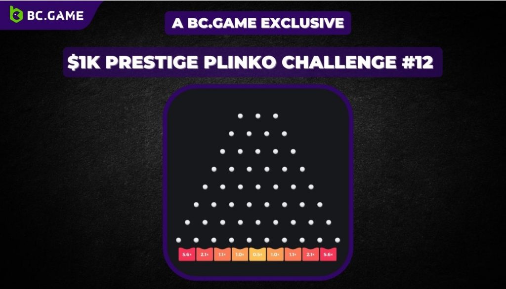 Juego Exclusivo Plinko BC.Game.